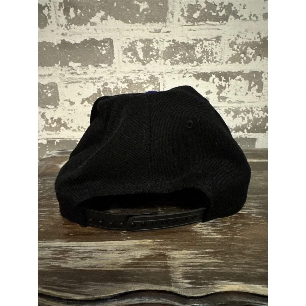 Wildlife Forever Embroidered Baseball‎ Cap Trucker Hat Snap Back Black/Purple